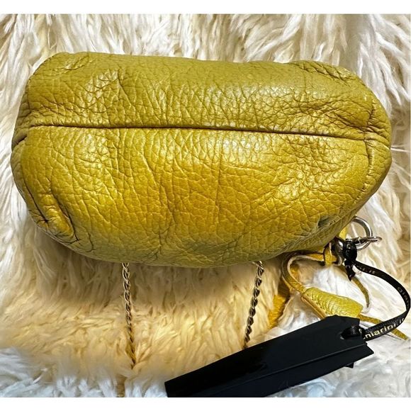 Gianni Chiarini Yellow Mustard Leather mini bag - Picture 5 of 13